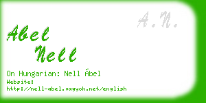 abel nell business card